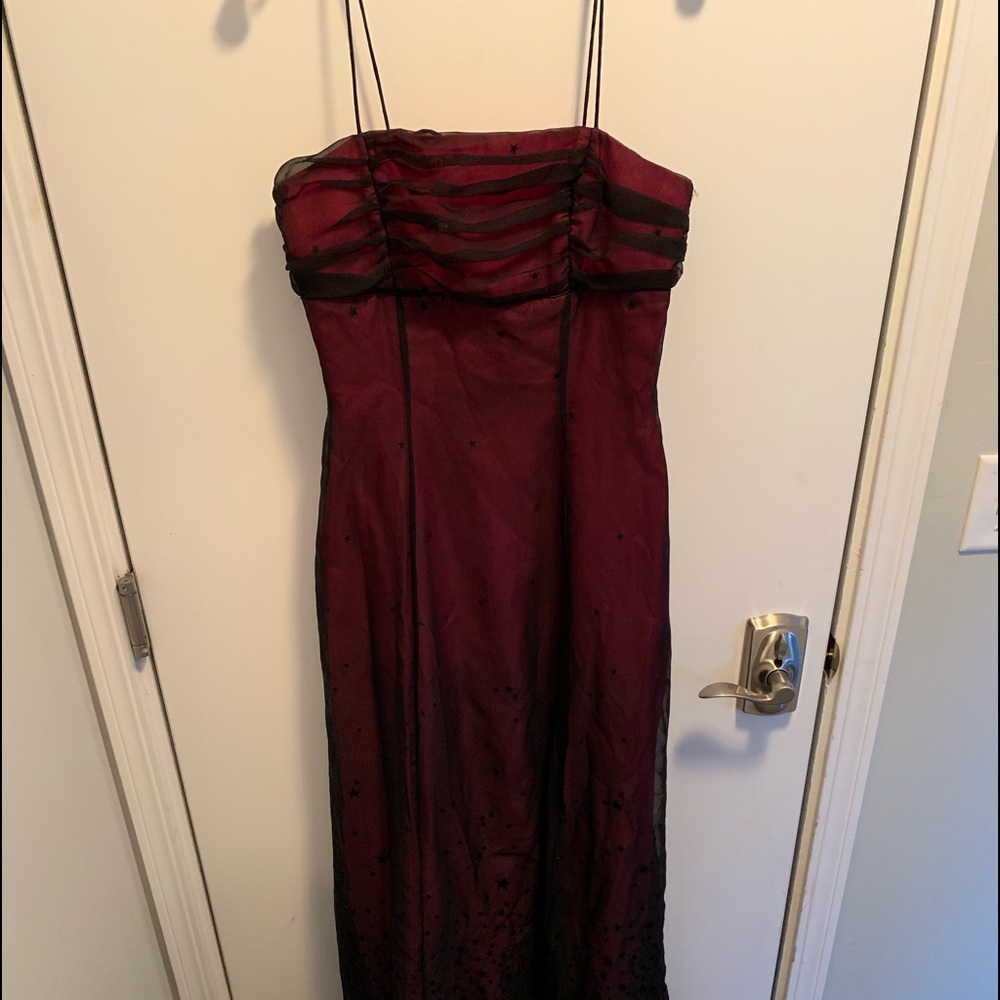 Spaghetti strap long dress
